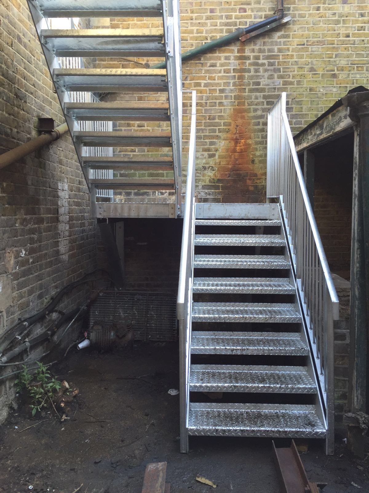 External staircases